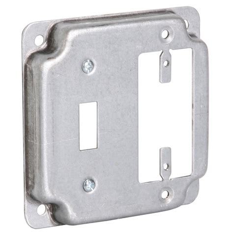 raco 2-gang square metal electrical box cover cu in|raco electrical catalog.